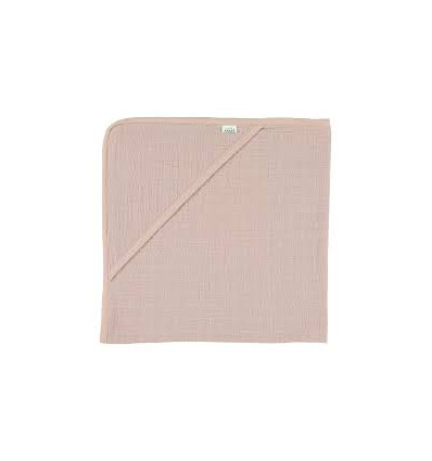HOODED TOWEL 75X75CM HUSH ROSE 25