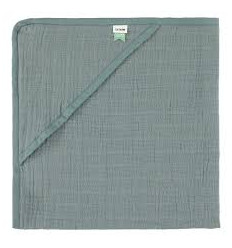 HOODED TOWEL 75X75CM HUSH PETROL 25
