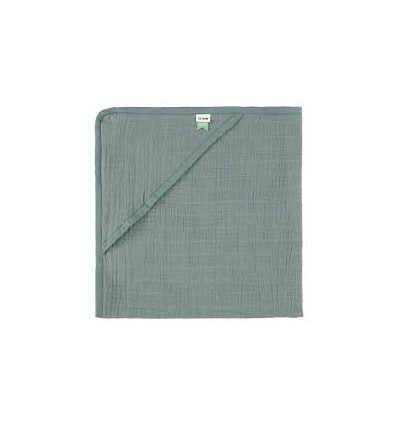 HOODED TOWEL 75X75CM HUSH PETROL 25