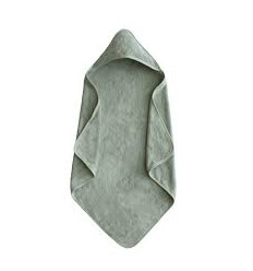HOODED TOWEL - MOSS 24