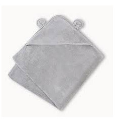 HOODED TOWEL - FOG 24