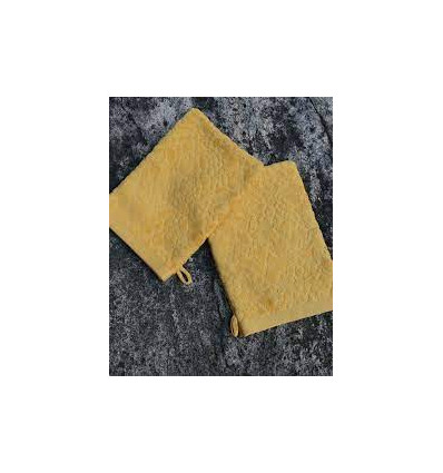 BATH MITT 2-PACK - FALL YELLOW 24