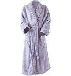 BATH ROBE LARGE - SILKY LILAC 25