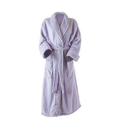 BATH ROBE LARGE - SILKY LILAC 25