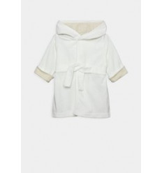 BATH ROBE 2-4Y DAISY WHITE 24