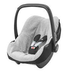 CARSEAT COV MC CABRIOFIXGR0+SIL GRY 23