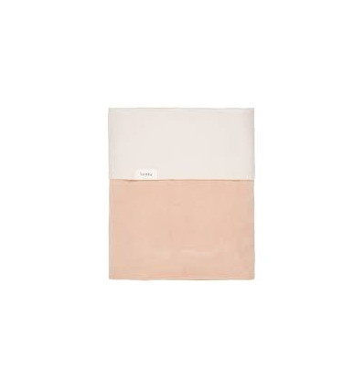 WIEGDEK. FLANEL ODDI ROSA SALT 75X100 24