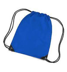 SCHOOL STRING BAG BOLD BLUE 25