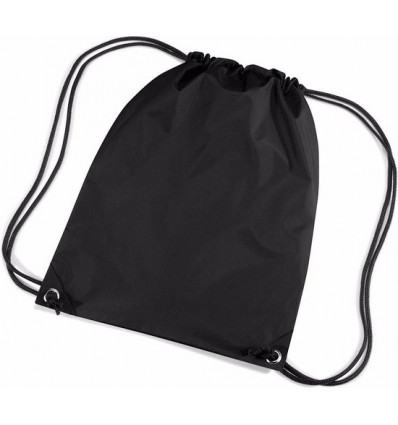 SCHOOL STRING BAG BOLD BLACK 25
