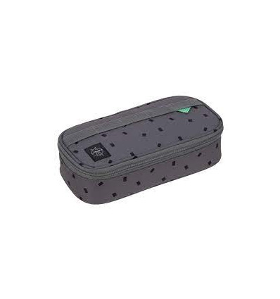 SCH SPACY PENCIL CASE BOLD EDGES GREY 25