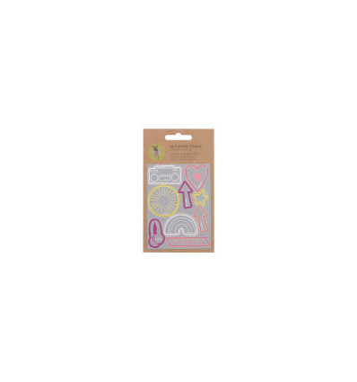 REFLECTIVE STICKER RAINBOW 25