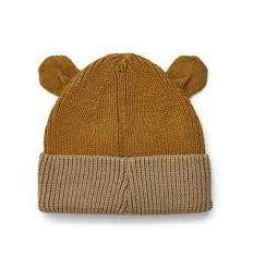 GINA BEANIE GOLDEN CARAMEL OAT 6-9M 22