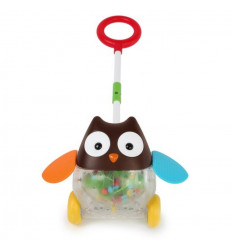 E&M POPPER PUSH TOY OWL 201