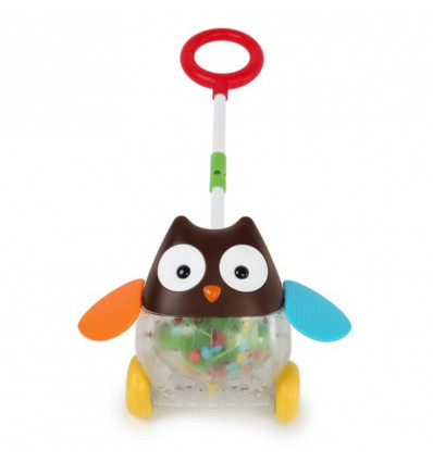 E&M POPPER PUSH TOY OWL 201