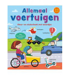 KLEUR/ STICKERBOEK - VOERTUIGEN 3-5Y 23