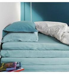HOUSSE LIT 90X200 MORNING BLUE 5