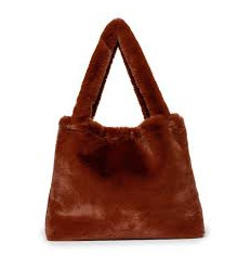 CACAO FAUX FUR MOM-BAG 23
