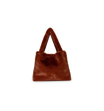 CACAO FAUX FUR MOM-BAG 23