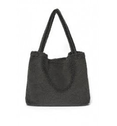 REVERSIBLE DARK GRAY TEDDY MOMBAG 23