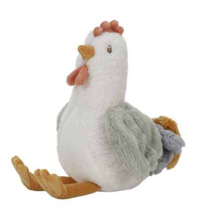 PELUCHE POULET 17CM LITTLE FARM 231