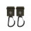 CAS STROL HOOKS+CARABIN 2P ANTHR 25