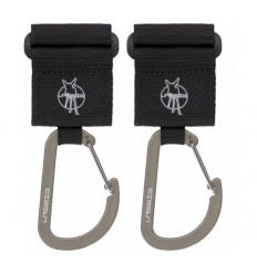 CAS STROL HOOK +CARABIN 2P BLACK 25