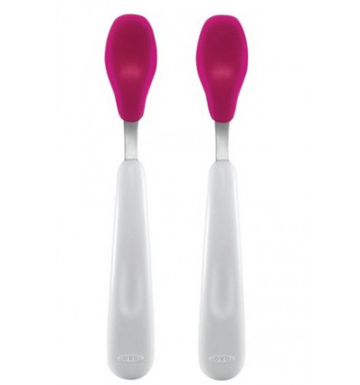 SET VOEDINGSLEPELS PINK 21