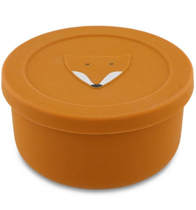 SILICONE SNACK POT WITH LID-MR FOX 25