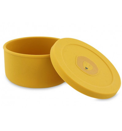 SILICONE SNACK POT WITH LID-MR LION 25