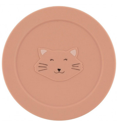SILICONE SNACK POT WITH LID-MRS CAT 25