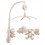 MUZIEKMOBIEL ANIMALS OUD ROZE/W LINEN 24