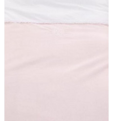 WIT/ROZE KATOENEN DONSDEKENHOESJE &