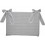 BEDOMRANDER MET GRIJZE CHEVRON PRINT EN