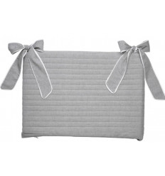 BEDOMRANDER MET GRIJZE CHEVRON PRINT EN