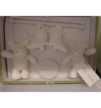 SOFT TOYS MOBILE MUSICALE JACK BLANC 2