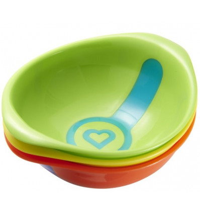 3PC WHITE HOT BOWLS 21