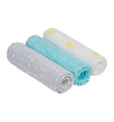 SWADDLE & BURP BLANKET 85X85CM SUMMER
