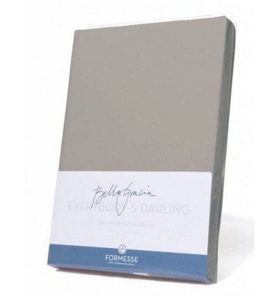 DRAP HOUSSE 1 PERS. GRIS 5