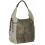 CASUAL HOBO BAG METALLIC OLIVE-BEIGE 9