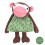 FRIDA MONKEY, BLUE FLOWER DRESS 7