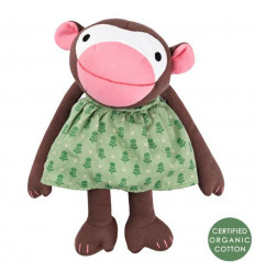 FRIDA MONKEY, BLUE FLOWER DRESS 7