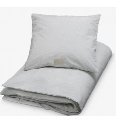 JUNIOR BEDDING GREY WAVE GOTS 6
