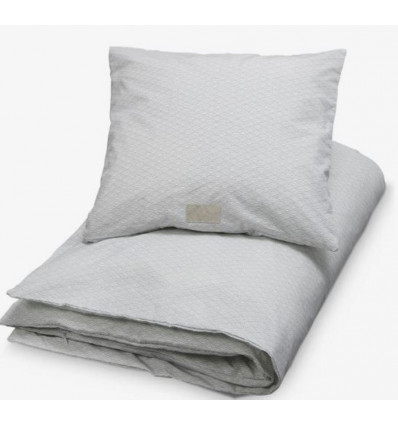JUNIOR BEDDING GREY WAVE GOTS 6
