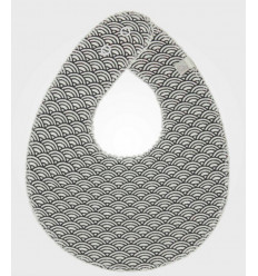 TEETHING BIB BLUE WAVE GOTS 6
