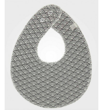 TEETHING BIB BLUE WAVE GOTS 6