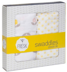 SWADDLE SET 2ST BLOMSTER MULTICOLOR 5