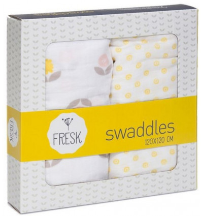 SWADDLE SET 2ST BLOMSTER MULTICOLOR 5