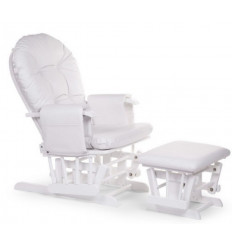 GLIDING CHAIR ROND BEUK WIT + 201