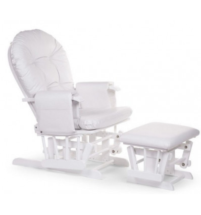 GLIDING CHAIR ROND BEUK WIT + 201