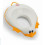 LUNETTE WC DUCKA BLANC/JAUNE 222